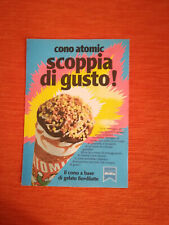 PUBBLICITA' ORIGINALE  ADVERTISING GELATI MOTTA anni 70/80