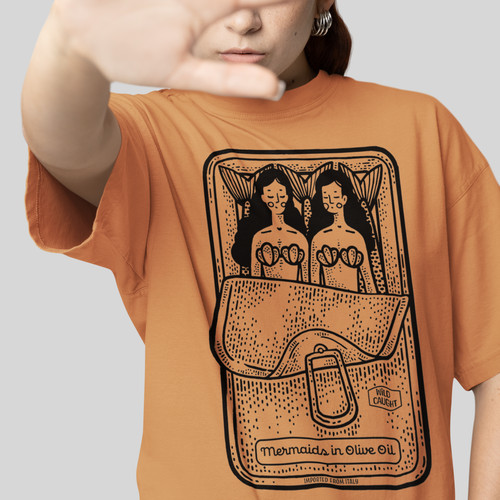 Shirt unisex tema - a, sirena