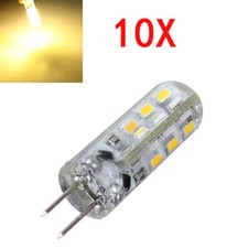 10 Lampadine led G4 12V AC DC