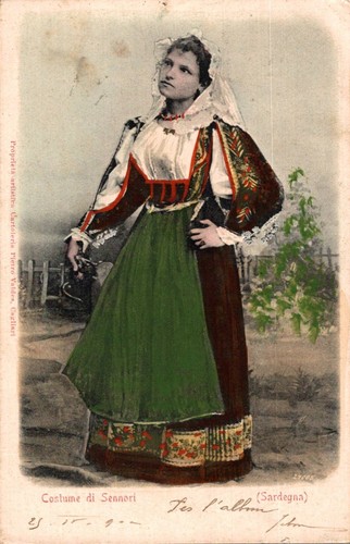 Sassari sennori costume - sennori, f