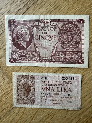Lotto banconote regno - lotto, 2