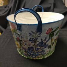 ANTICA BACINELLA AZZURRA CON