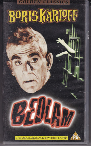 Bedlam vhs english - bedlam, language