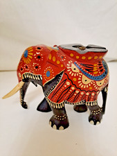 Statuetta portaincenso indiana ad elefante