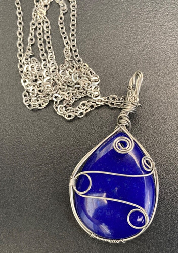 Collana pietra lapislazzuli - collana,