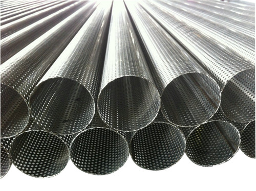 Tubo acciaio inox traforato - inox, 3m