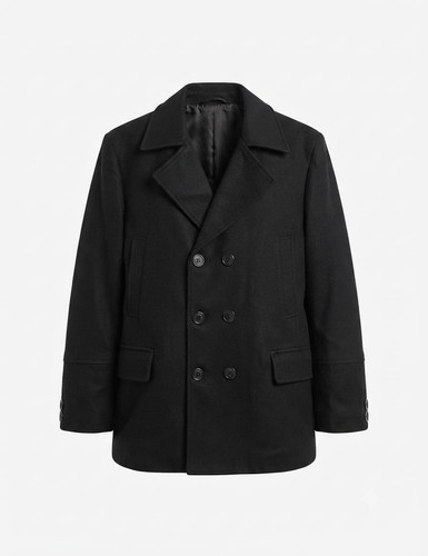 Cappotto giacca uomo nero