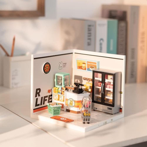 Robotime miniatura casa - 1:24,