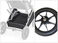 Inglesina Passeggino Maior ricambi: Ruote, Corrimano, Cestello