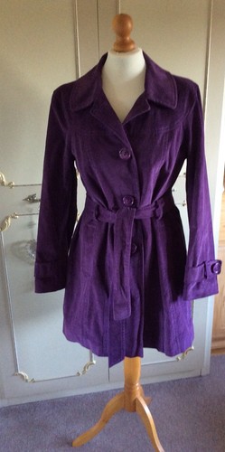 Cappotto lungo viola - , con