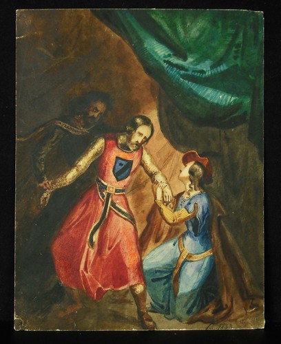 Disegno originale acquerello - disegno,
