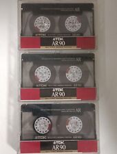 Lotto 3x TDK AR 90 1988 musicassette vergini cassette tape vintage