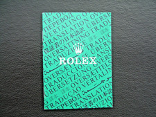 ORG. CARTA TRADUZIONE ROLEX