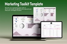 Pacchetto di modelli di strumenti di marketing 20+ | Modelli di fogli Excel e Google