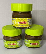 Lot Of 3 Nutella Mini Jar