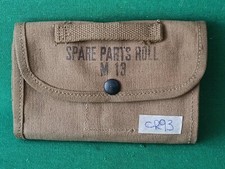 CUSTODIA ROTOLO PEZZI DI RICAMBIO SPARE PARTS ROLL M-13 U.S. ARMY WW2. CR93