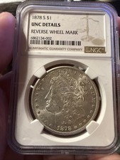 1878 morgan unc dettagli