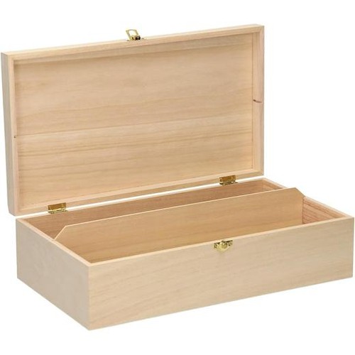 Scatola vino legno nudo - scatola, di