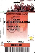 Biglietto stadio UEFA