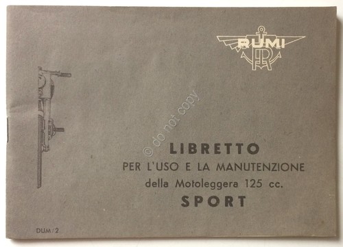 Rumi motoleggera 125 cc - -,