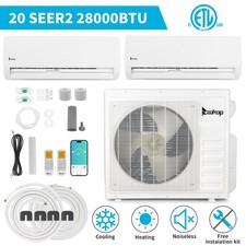 28000 BTU Dual Zone Wifi Mini