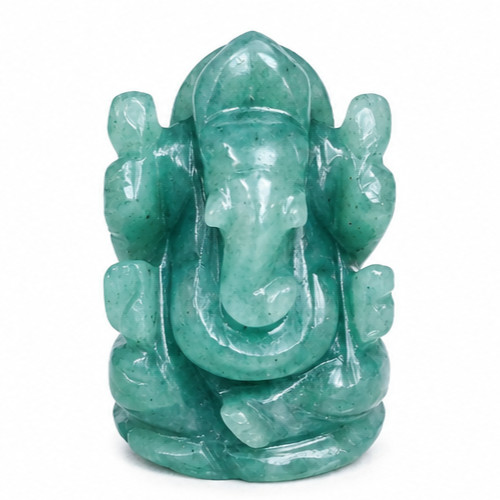 Statua ganesha avventurina - statua,