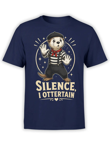 Maglietta ottertain mime otter - maglietta,
