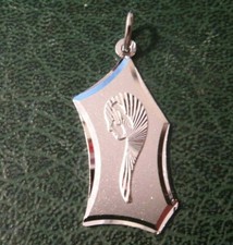 CIONDOLO IN ARGENTO 800 - MADONNA MARIA MADRE DI GESU' - 