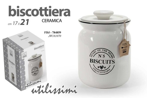 Biscottiera tonda barattolo