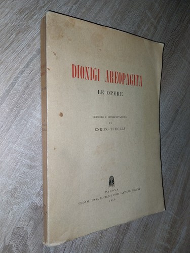 Dionigi areopagita le - –,