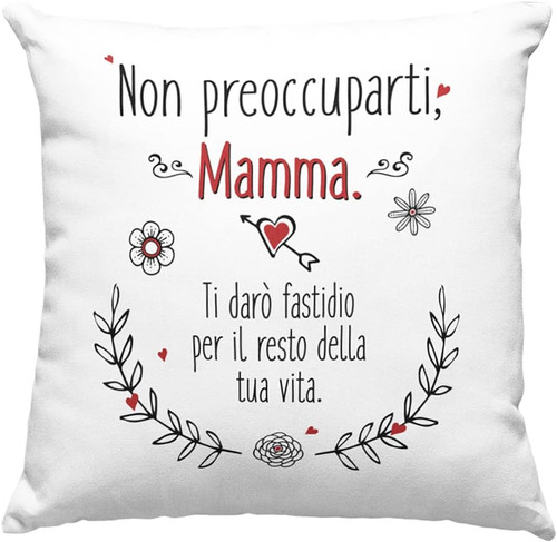 Mamma federa per cuscino - mamma,