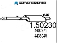 MARMITTA SILENZIATORE CENTRALE