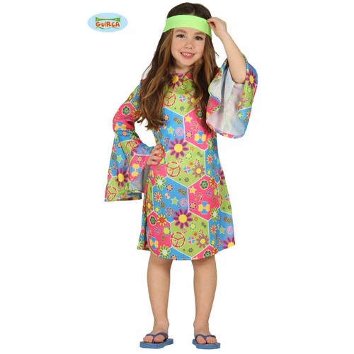 Costume bambina hippie - costume, figlio