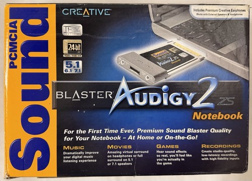 Notebook creative labs pcmcia - notebook,