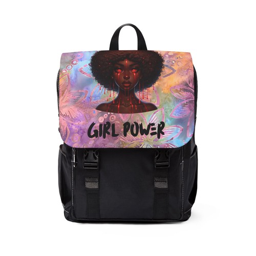 Zaino ritratto ragazza power - ragazza,