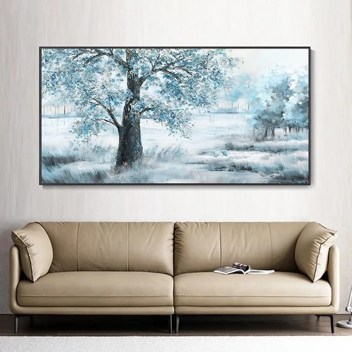 Quadro olio tela albero - quadro,