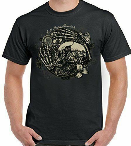 Teschio shirt motociclista - t-shirt,