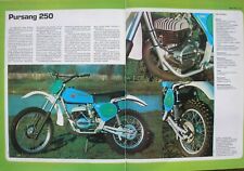 PURSANG 250 SHERPA T 350 SPECIAL BULTACO SCHEDA TECNICA RIVISTA MOTO 1977