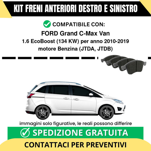 Pastiglie freno anteriori per - freno,
