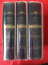 i meridiani DANTE divina commedia voll 1 + 2 +3 INFERNO purgatorio paradiso 2006