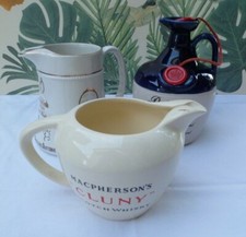 lotto lot 3 brocche caraffe scotch whisky  Ballantines Cluny Glenfiddich