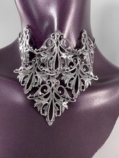 regalrose choker necklace elegant silver real Silver gothic jewels witchy elegan