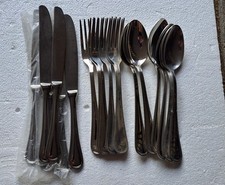 Set 18 pezzi di posate acciaio