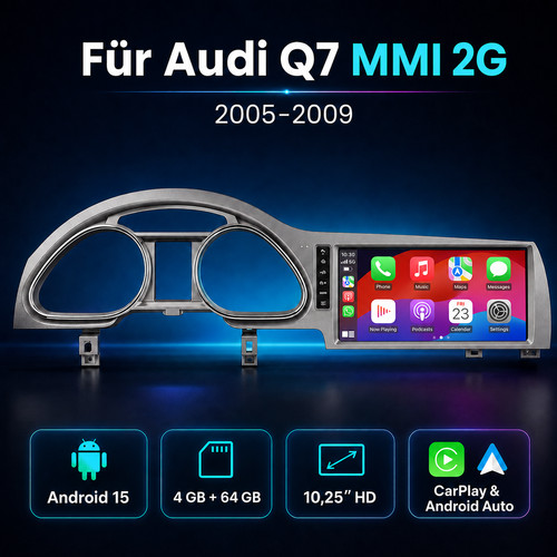 Autoradio 4 64gb - 10.25", per