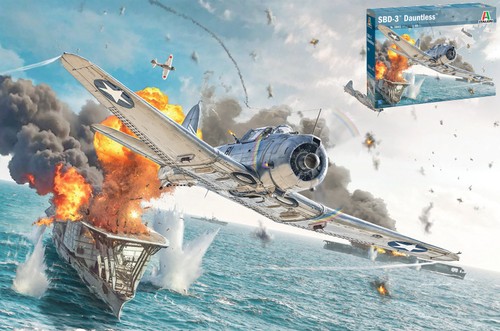 Italeri kit aereo usn sbd - usn,