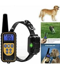 COLLARE 800M IMPERMEABILE TELECOMANDO CANI SCOSSA ELETTRICO ADDESTRAMENTO LCD