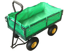 CARRELLO DA GIARDINO, RIMORCHIO A MANO, COPERTONE IMPERMEABILE, LATI STACCABI...