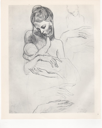 Pablo picasso madre bambino - pablo, -madre