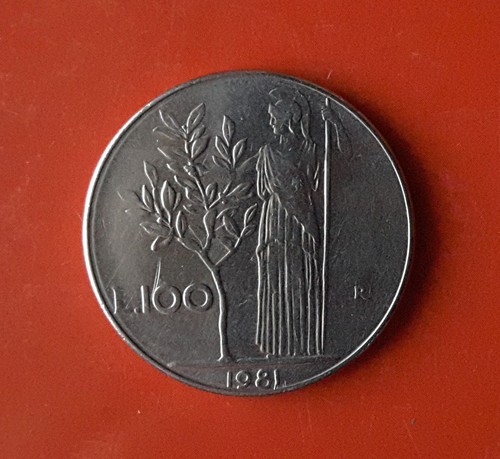 100 lire 1981 errore - lire,