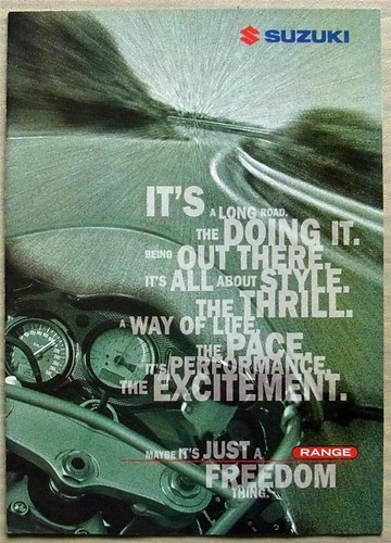 Brochure vendita moto suzuki - brochure,